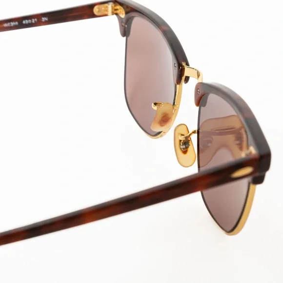 SOLD - Ray-Ban RB3016 Clubmaster W0366 Tortoise Gold 49mm Frame - Picture 11 of 16